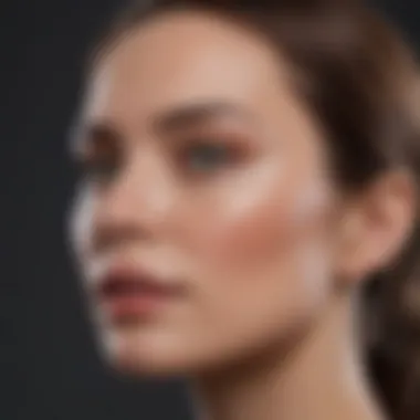 Sleek facial sculpting device with modern technology