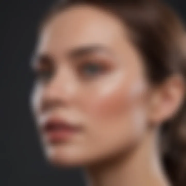 Sleek facial sculpting device with modern technology