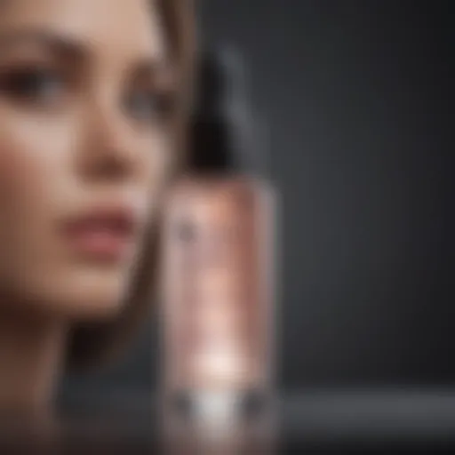 Glycolic acid serum bottle showcasing its clarity and efficacy