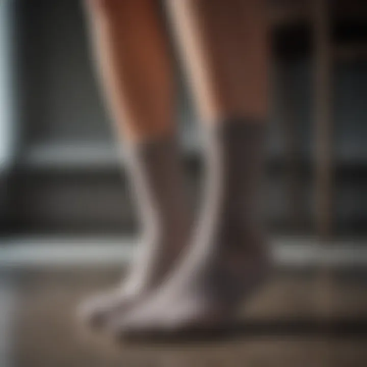 A collection of eco-friendly lounge socks