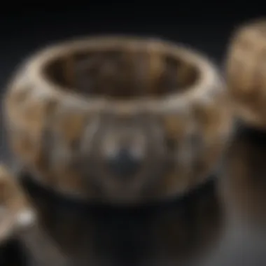 A close-up of premium materials used in high-end bracelets.