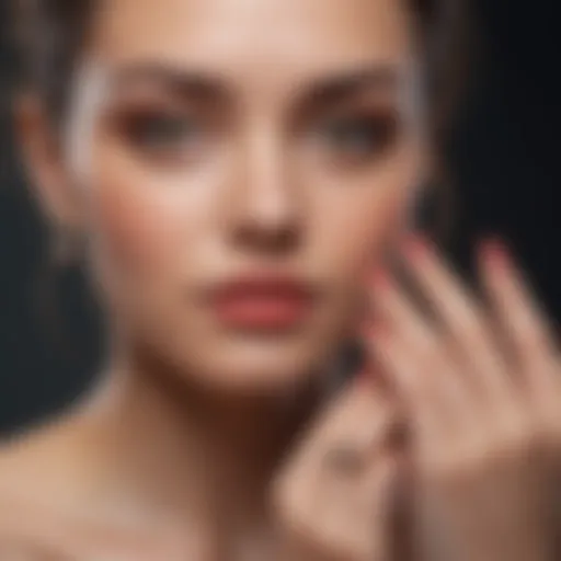 Elegant array of manicure colors representing seasonal trends
