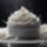 Luxurious shaving cream with a rich texture