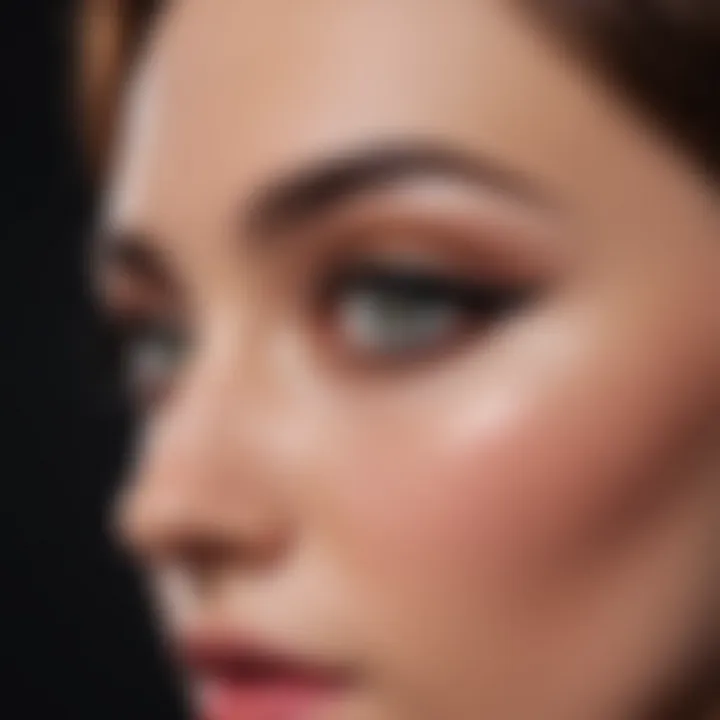 Felt-tip eyeliner demonstrating precision in application