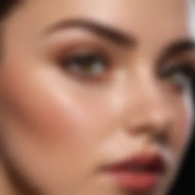 Mastering the Art of Eyebrow Tint Application Demonstration of precise eyebrow tint application technique