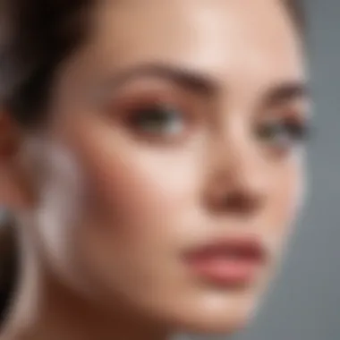 Visual representation of retinol application techniques