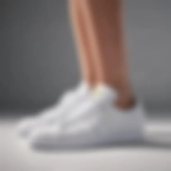 Stylish outfit paired with Adidas white shoes highlighting modern fashion trends.