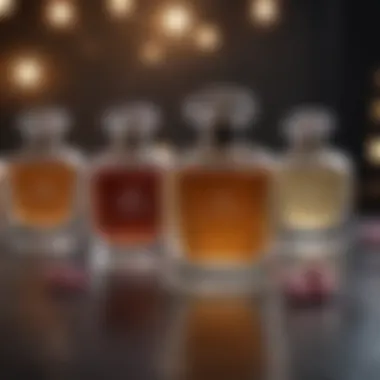 A collection of diverse perfume bottles