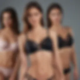 Stylish bralette collection showcasing diverse designs