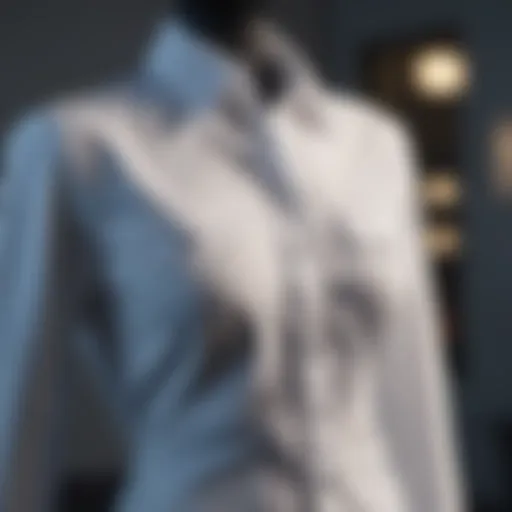 Innovative designs of Marine Serre shirts showcased elegantly