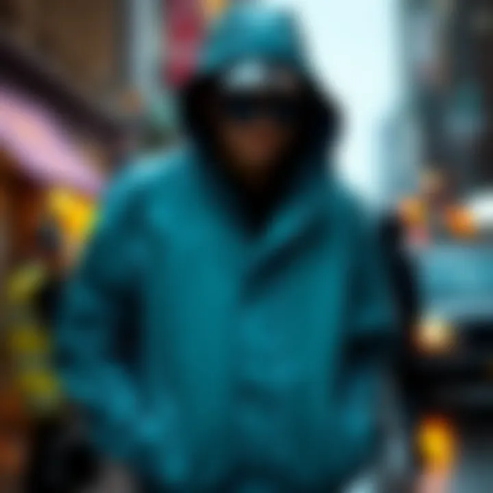 Trends in Rain Coat Features and Functionality Infographic on trends in rain coat functionality