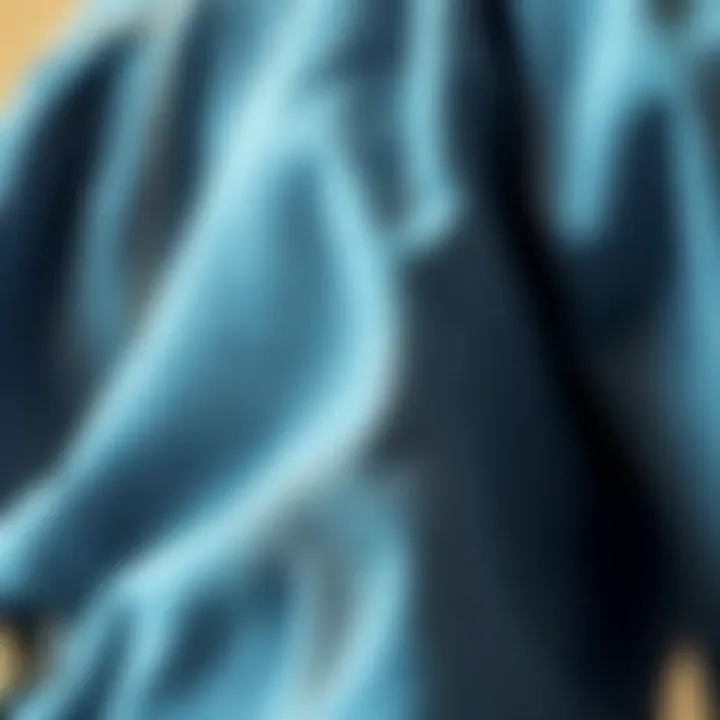 Fabric Texture of Nordstrom Jean Dress Close-up of fabric texture of the Nordstrom jean dress