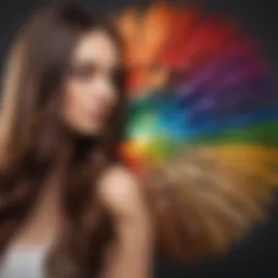 Color wheel showcasing various hair toners