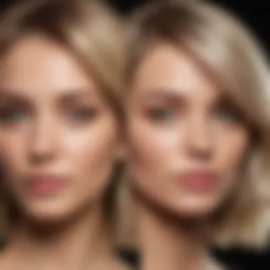 Transformative Power of the Right Toner Before and after hair transformation with toner