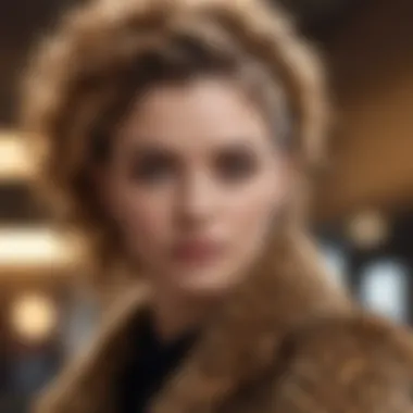 Modern Ensemble with Leopard Elements A modern fashion ensemble incorporating leopard hair elements skillfully.