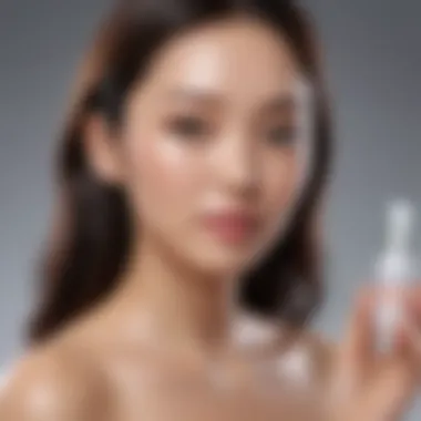 A collection of top-rated Korean skincare products displayed elegantly.