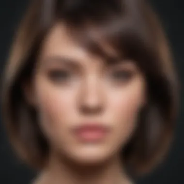 Close-up of healthy hair emphasizing maintenance