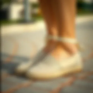 Chic espadrilles suitable for summer wear