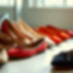 Elegant ballet flats in various colors