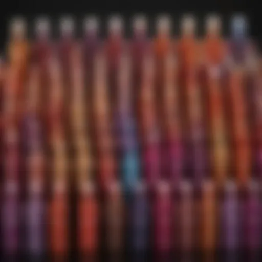 Vibrant display of Ulta temporary hair color spray options