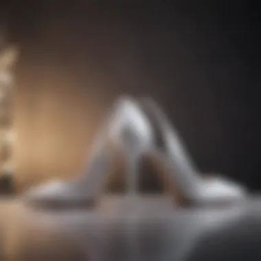 Elegant White Heels A collection of elegant white heels arranged beautifully