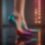 Elegant stiletto heels in vibrant colors