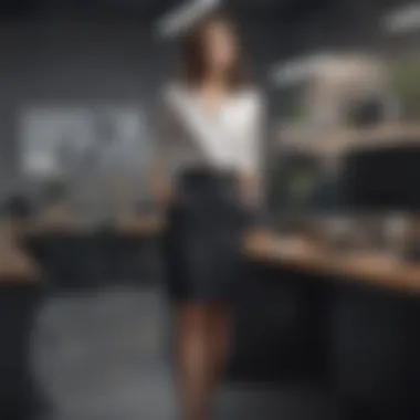 Versatile Office Outfit Modern office outfit showcasing versatility and style