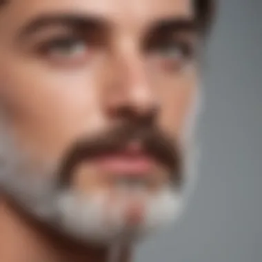 Modern Packaging of Facial Hair Strips Trendy packaging of facial hair strips showcasing modern aesthetics
