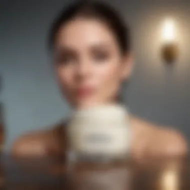 Integrating Luxury into Daily Rituals A serene setting highlighting the cream's place in a skincare routine