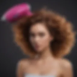 Innovative frizzy hair dryer showcasing advanced technology