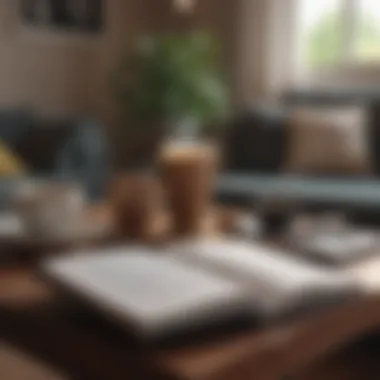 A motivational book on a coffee table