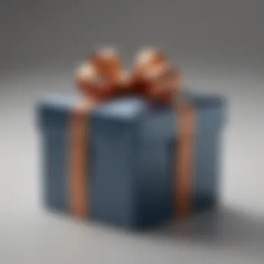 The Art of Personalization: A Thoughtful Gift A beautifully wrapped gift box with a personalized touch.