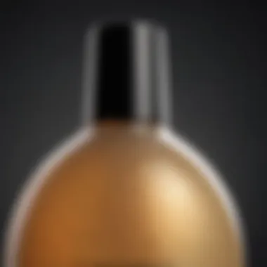Essential Ingredients for Healthy Transitioning Hair Close-up of shampoo ingredients highlighting key components