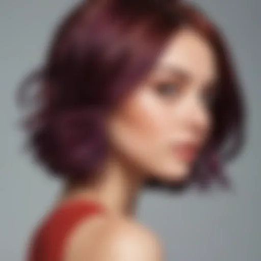 A vibrant summer hair color palette featuring a variety of shades