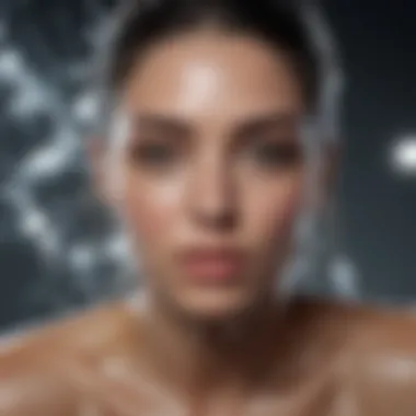 Refreshing Cleansing Splash Refreshing water splash symbolizing cleansing