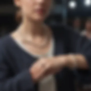 Casual Chic: Layering Pearls with Everyday Outfits Layered pearl bracelets paired with casual attire