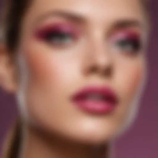 Close-up of Hue Gloss product showcasing vibrant shades