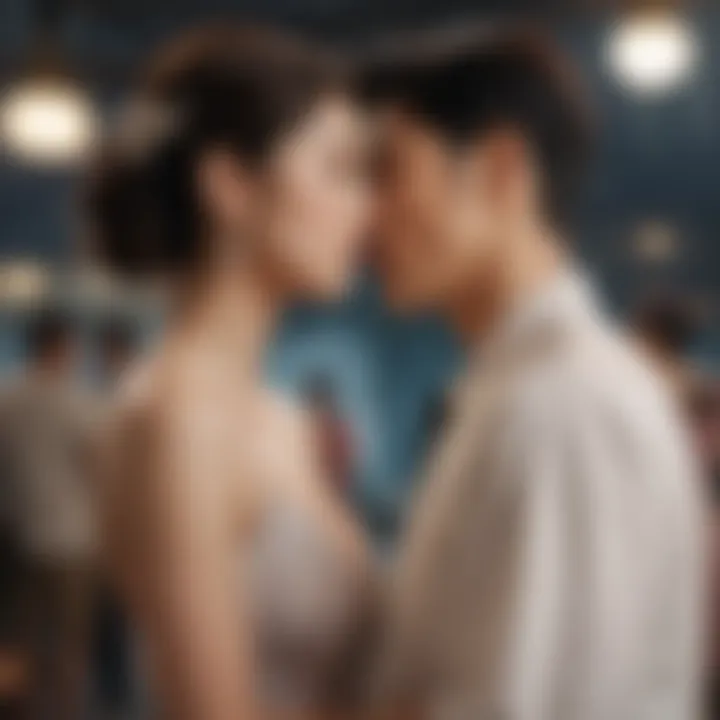 A visually striking montage of iconic K-drama moments that capture the essence of romance.