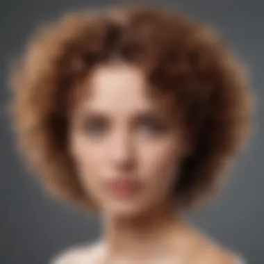 Before and after comparison of curly hair using safe alternatives.