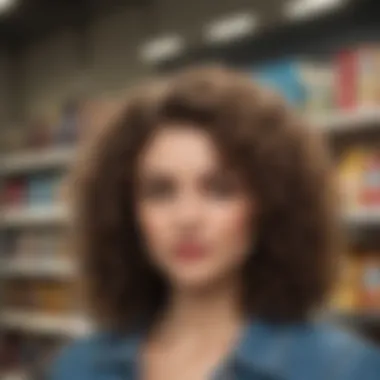 Curly Hair Products Available at Walgreens Curly hair products on a store shelf