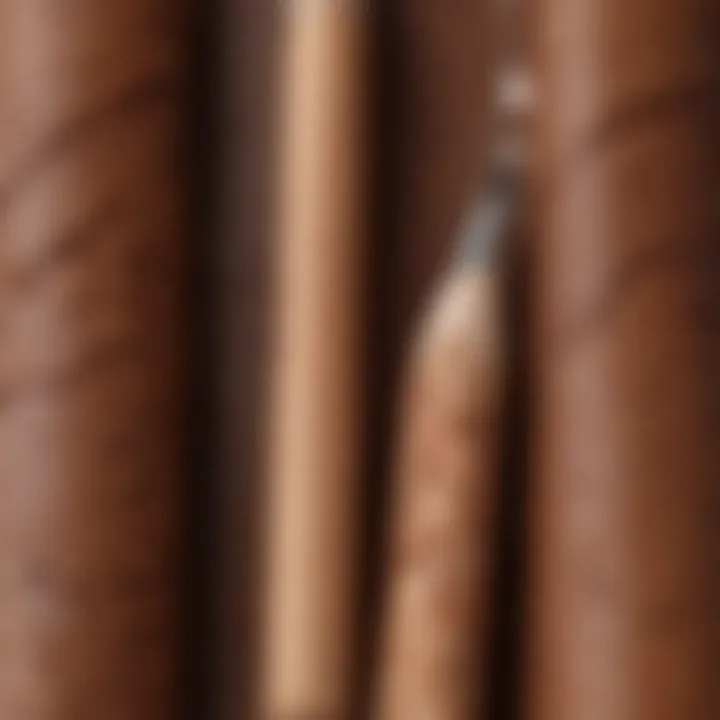 Close-up of the KVD Cake Pencil showcasing its rich pigmentation