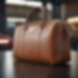 Elegant laptop bag showcasing modern design