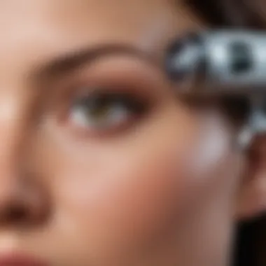 Advanced Laser Technology for Facial Treatments Close-up of a laser device used for skin treatment