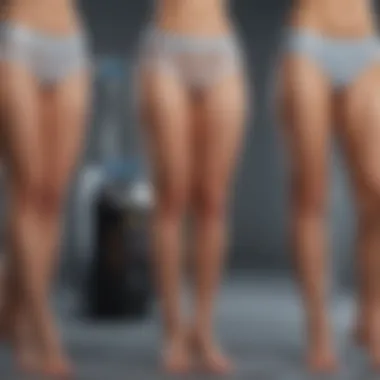 Variety of Leg Hair Removal Machines An array of different types of leg hair removal machines