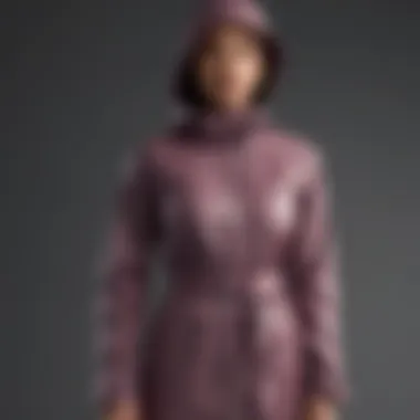 Lululemon Long Rain Jacket in Sustainable Fashion Lululemon long rain jacket displayed in a sustainable fashion context