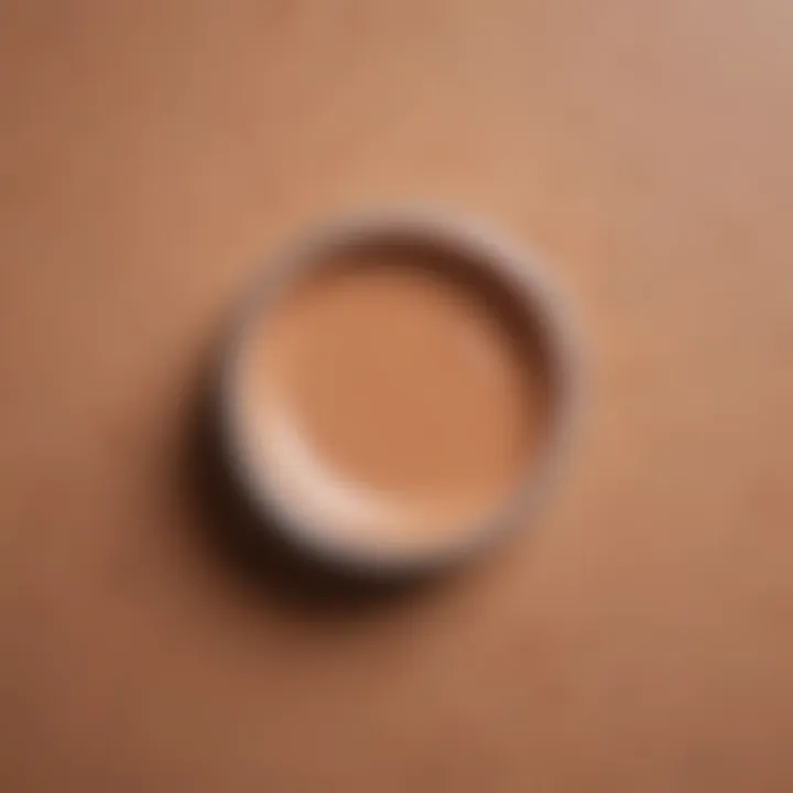 Swatch of MAC Foundation shades suitable for acne-prone skin