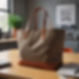 Stylish Madewell Work Tote displayed in a modern office setting