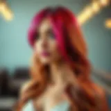 Vibrant range of Madison Reed temporary hair color shades