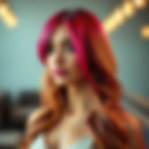 Vibrant range of Madison Reed temporary hair color shades