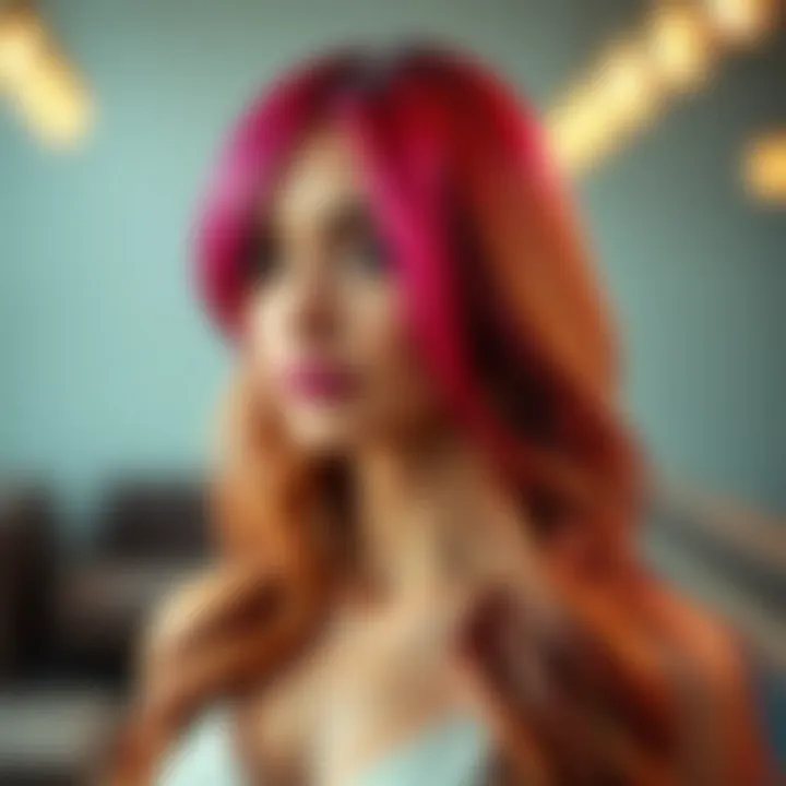 Vibrant range of Madison Reed temporary hair color shades